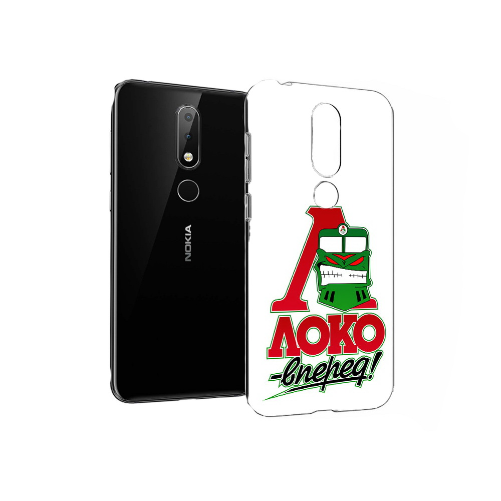 

Чехол MyPads Tocco для Nokia X6 ФК локо вперед (PT115295.99.181), Прозрачный, Tocco