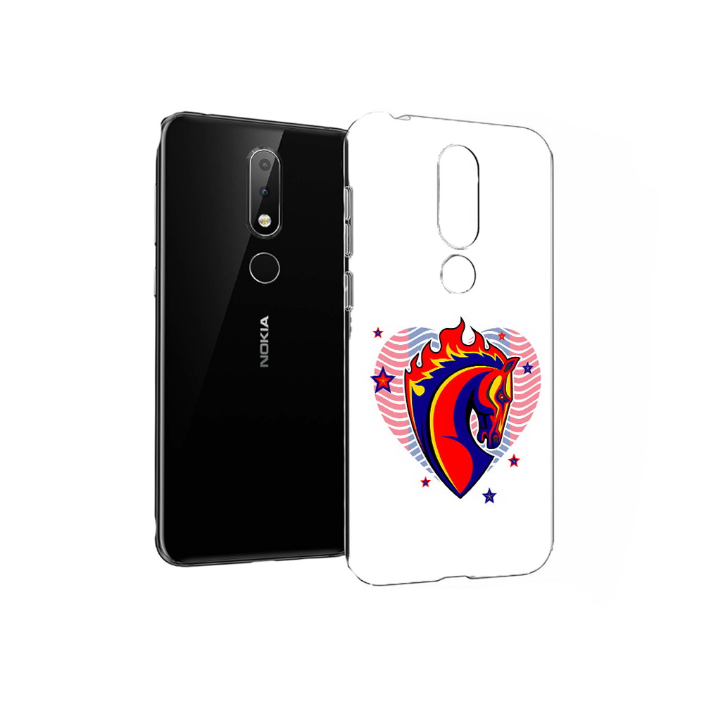 

Чехол MyPads Tocco для Nokia X6 ФК ЦСЛ Лошадь (PT115295.99.180), Прозрачный, Tocco