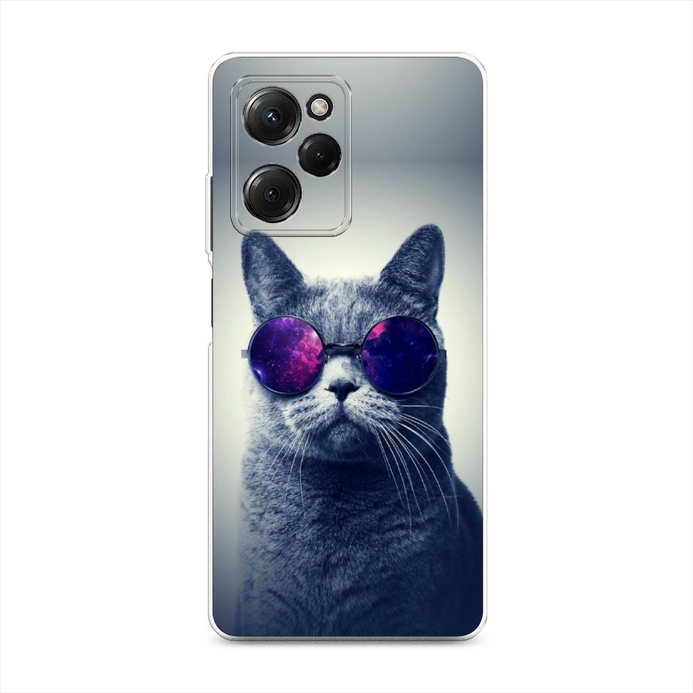 

Чехол Awog на Poco X5 Pro 5G "Космический кот", Красный, 318050-1