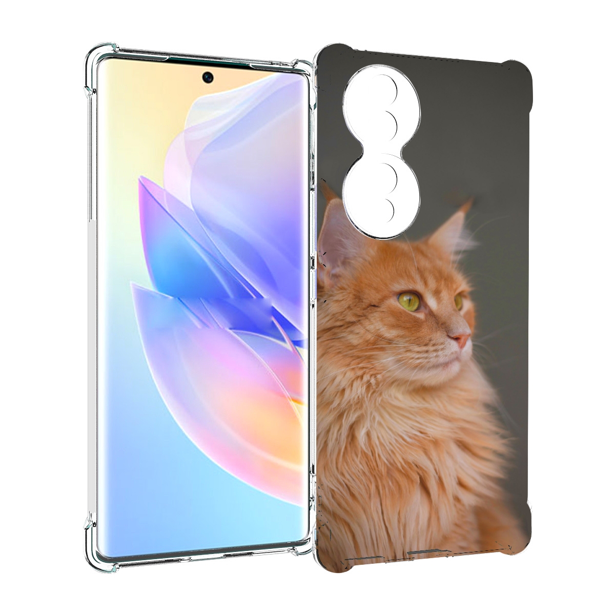 Чехол MyPads кошка меи?н кун 1 для Honor 70