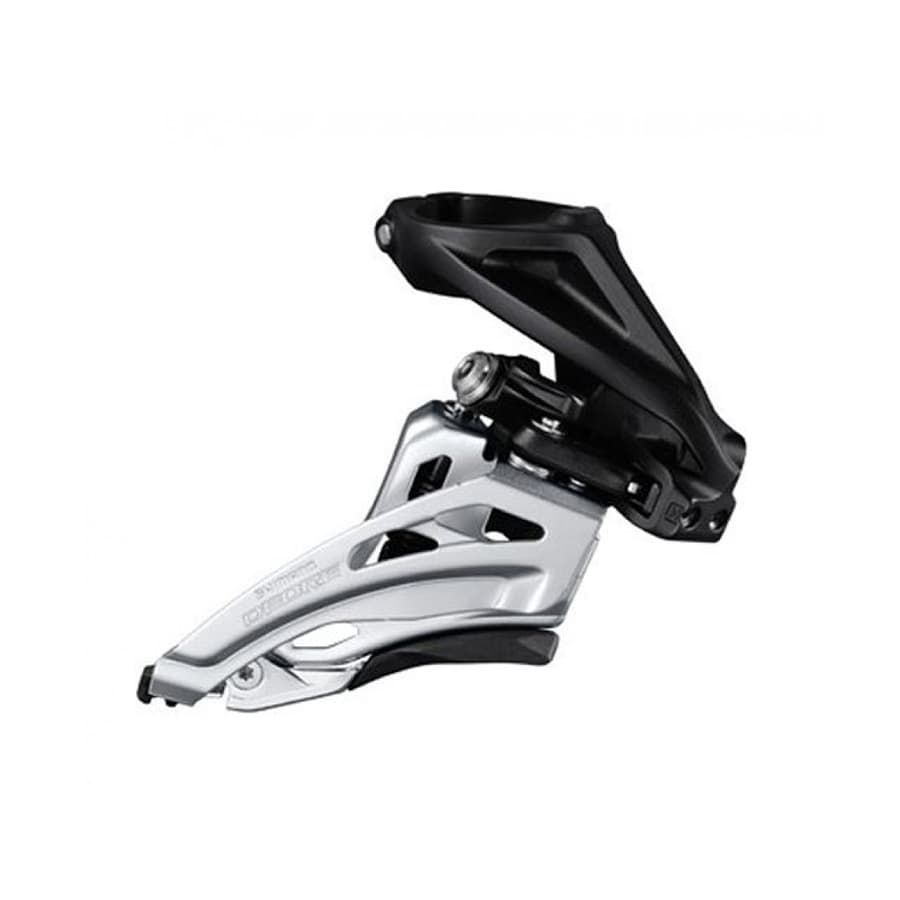 

Переключатель передний Shimano Deore M6000-H, верхний хомут, верхняя тяга, для 3x10 ск.