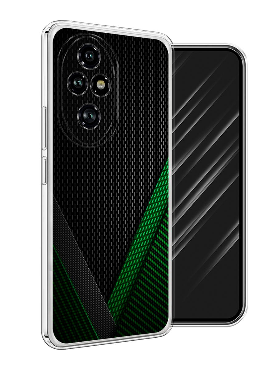 

Чехол Awog на Honor 200 Pro "Зеленый карбон", Черный;зеленый, 6124850-1