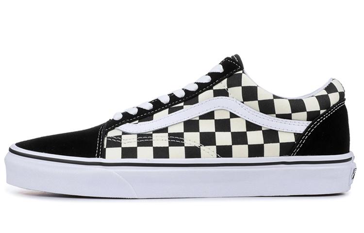 

Кеды унисекс Vans Old Skool black checkerboard черные 41 EU, Черный, Old Skool black checkerboard
