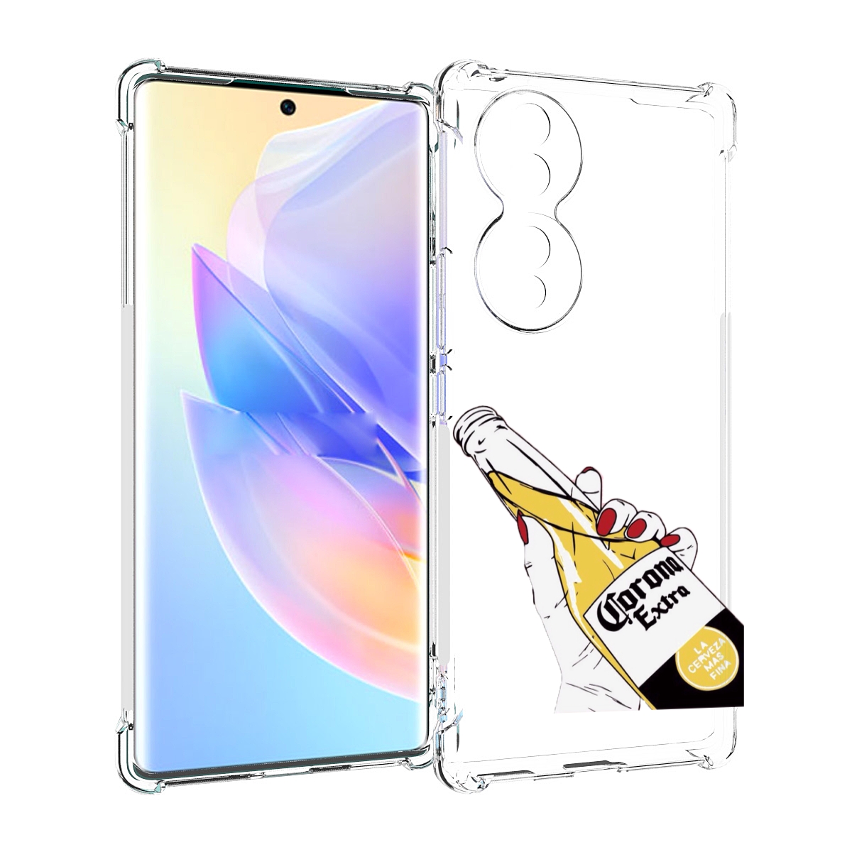 

Чехол MyPads корона екстра для Honor 70, Прозрачный, Tocco
