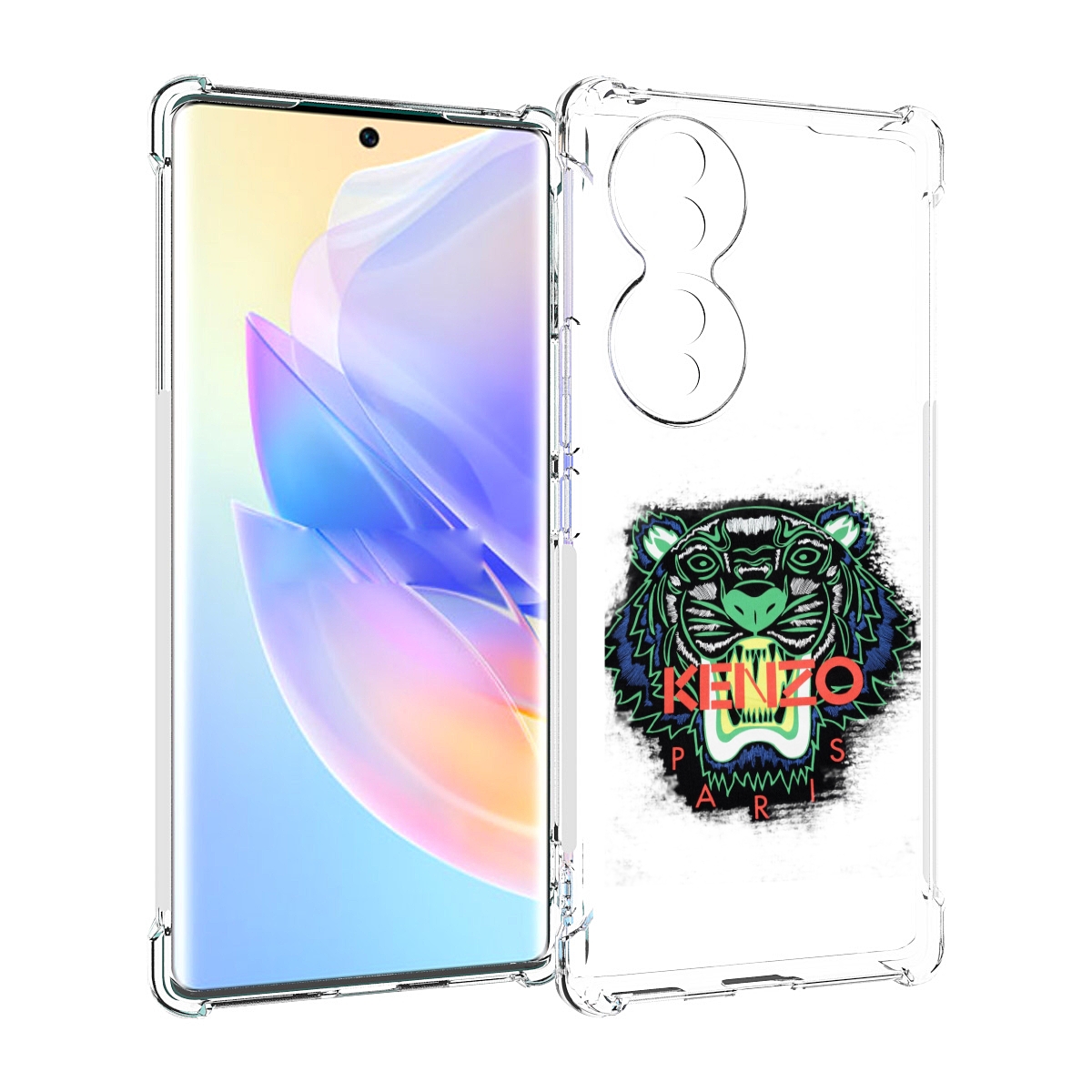 

Чехол MyPads кинзо для Honor 70, Прозрачный, Tocco