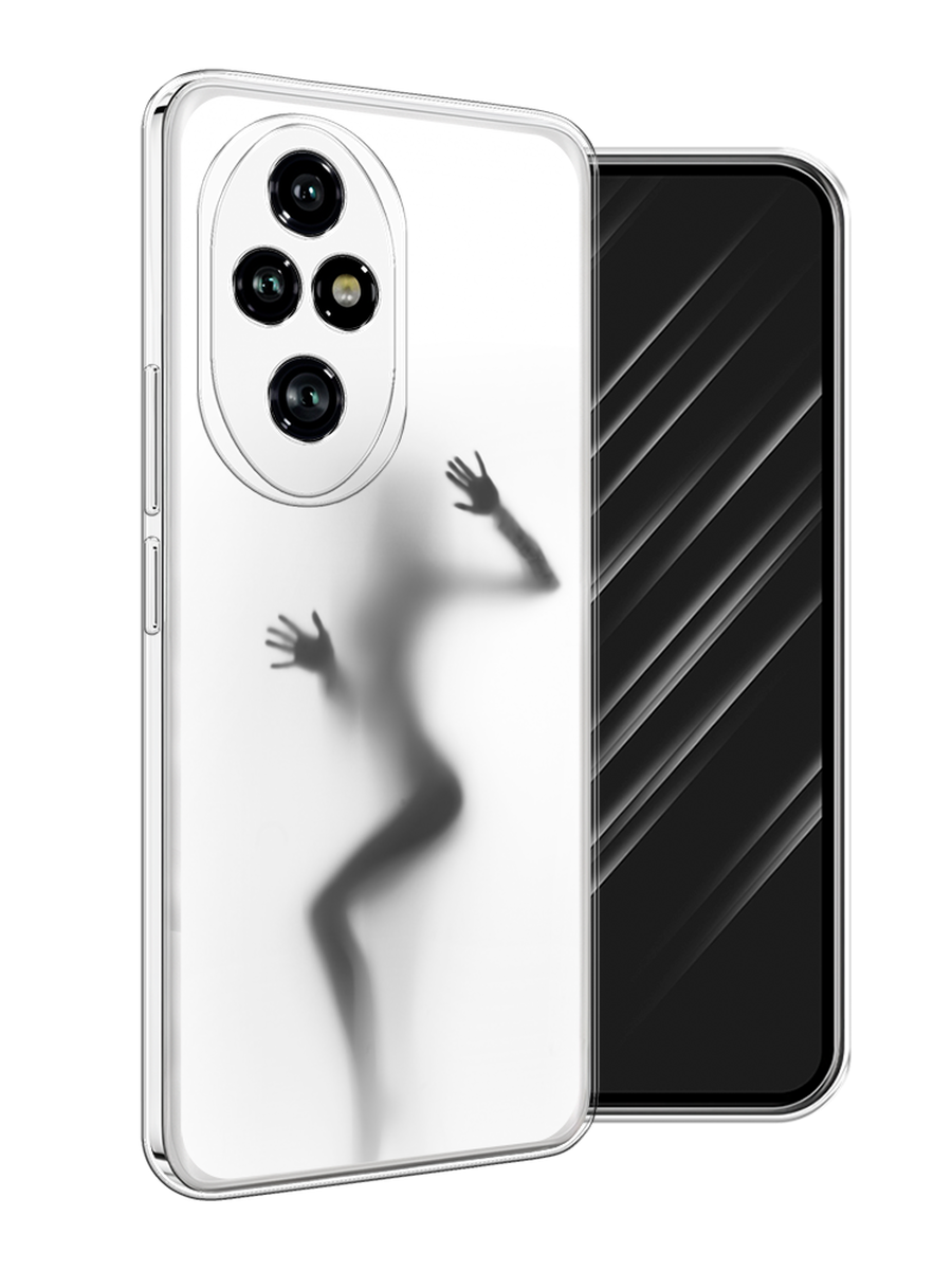 

Чехол Awog на Honor 200 Pro "Девушка в душе", Серый;белый;черный, 6124850-1