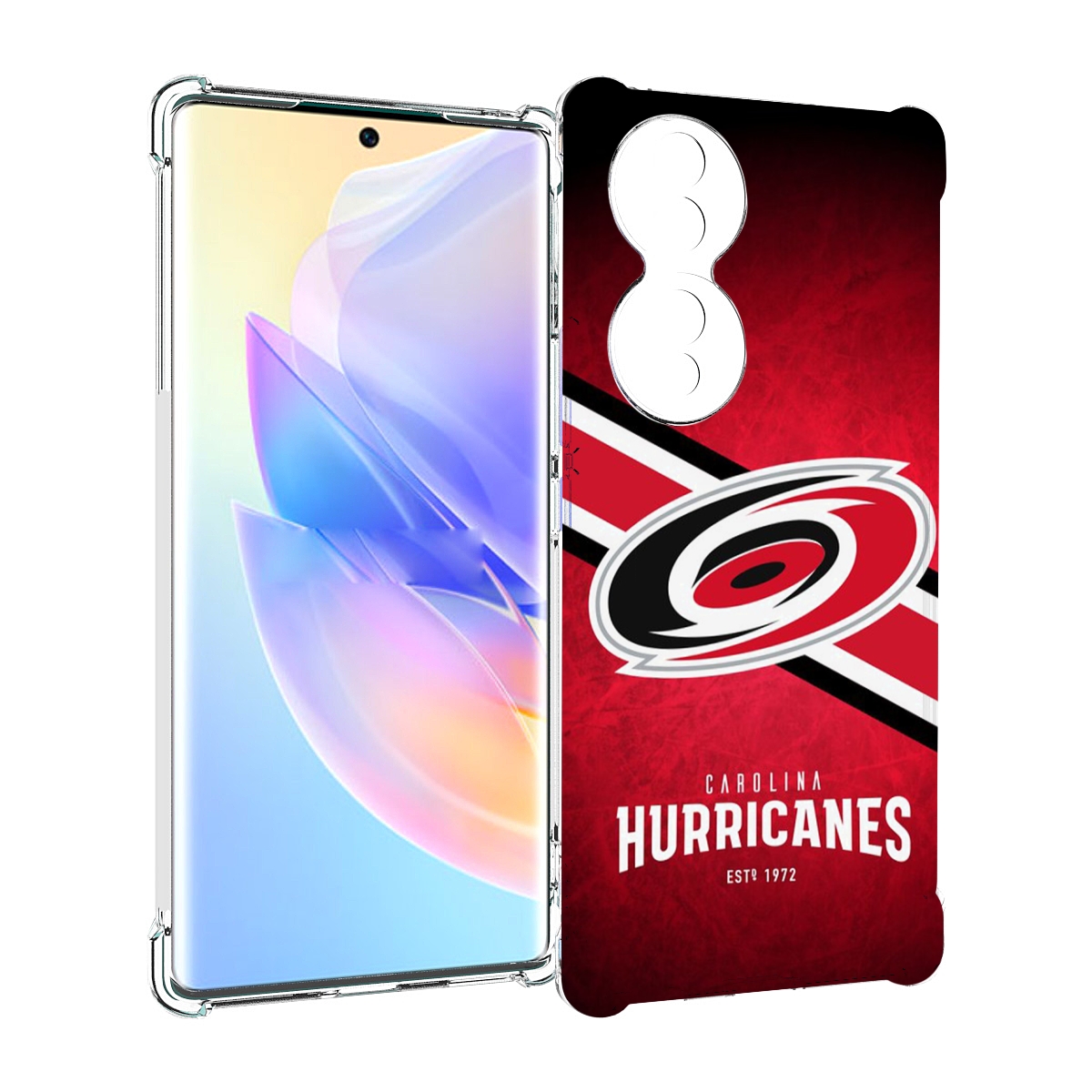 

Чехол MyPads каролина харрикеинс мужской для Honor 70, Прозрачный, Tocco