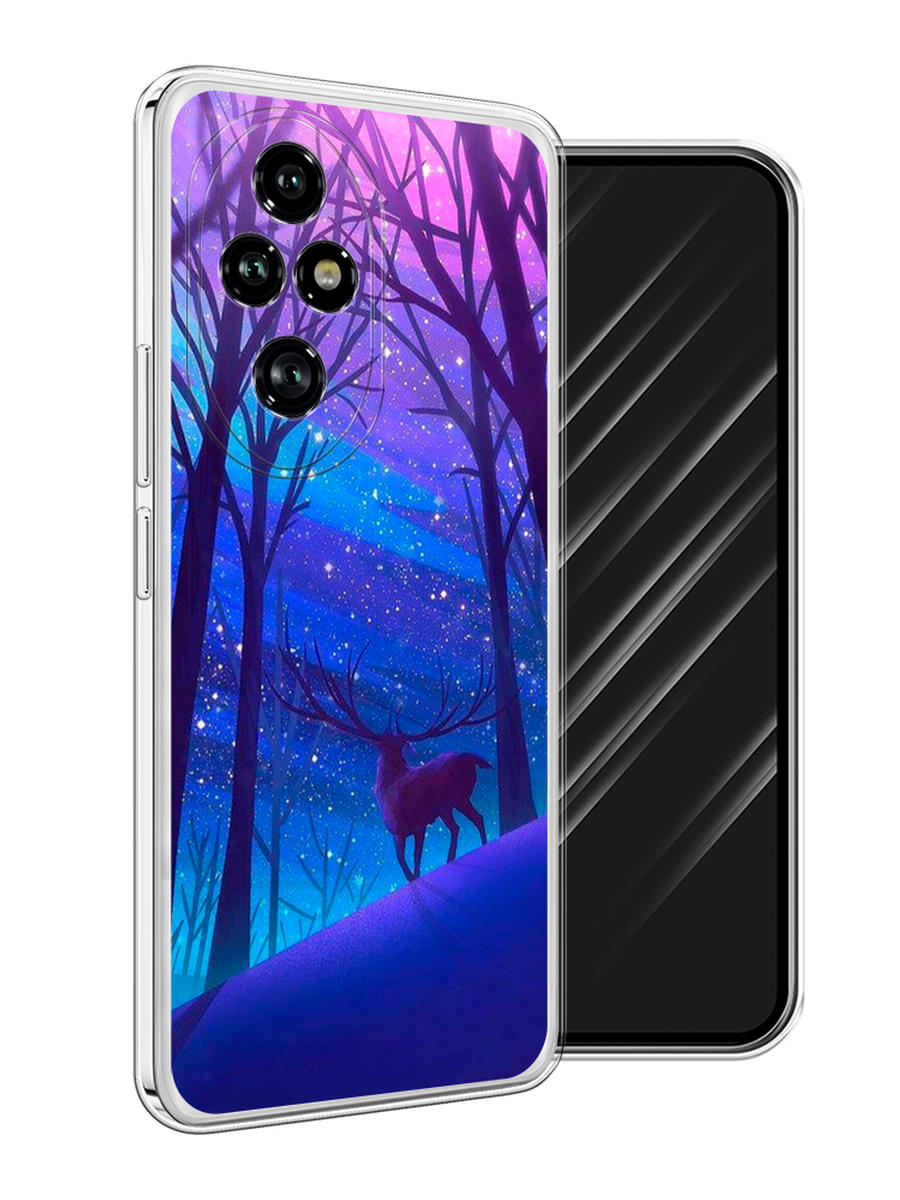 

Чехол Awog на Honor 200 Pro "Северный олень", Фиолетовый;голубой;синий, 6124850-1
