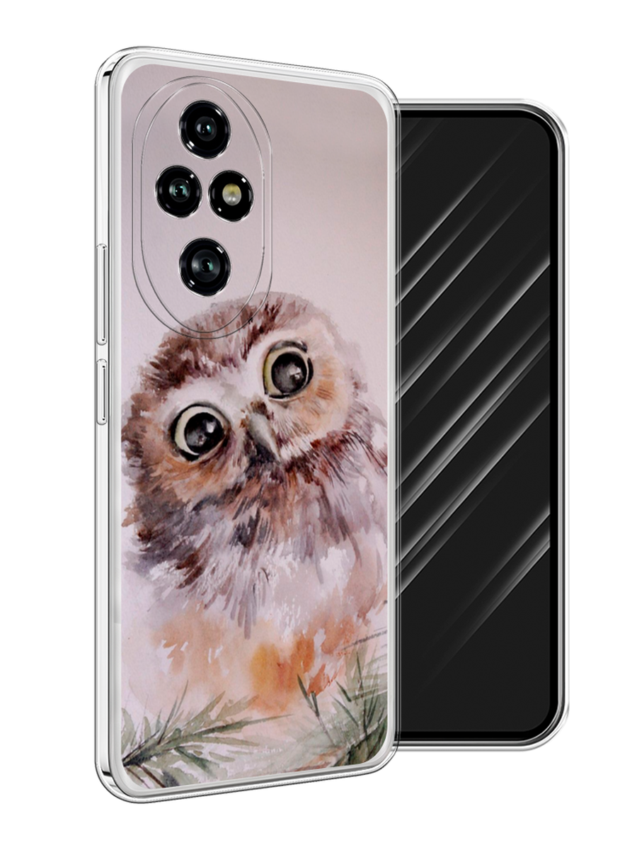 

Чехол Awog на Honor 200 Pro "Сова на розовом", Розовый;коричневый, 6124850-1