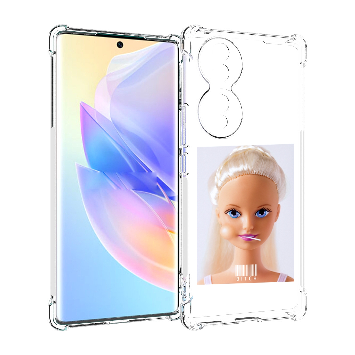 

Чехол MyPads барби для Honor 70, Прозрачный, Tocco