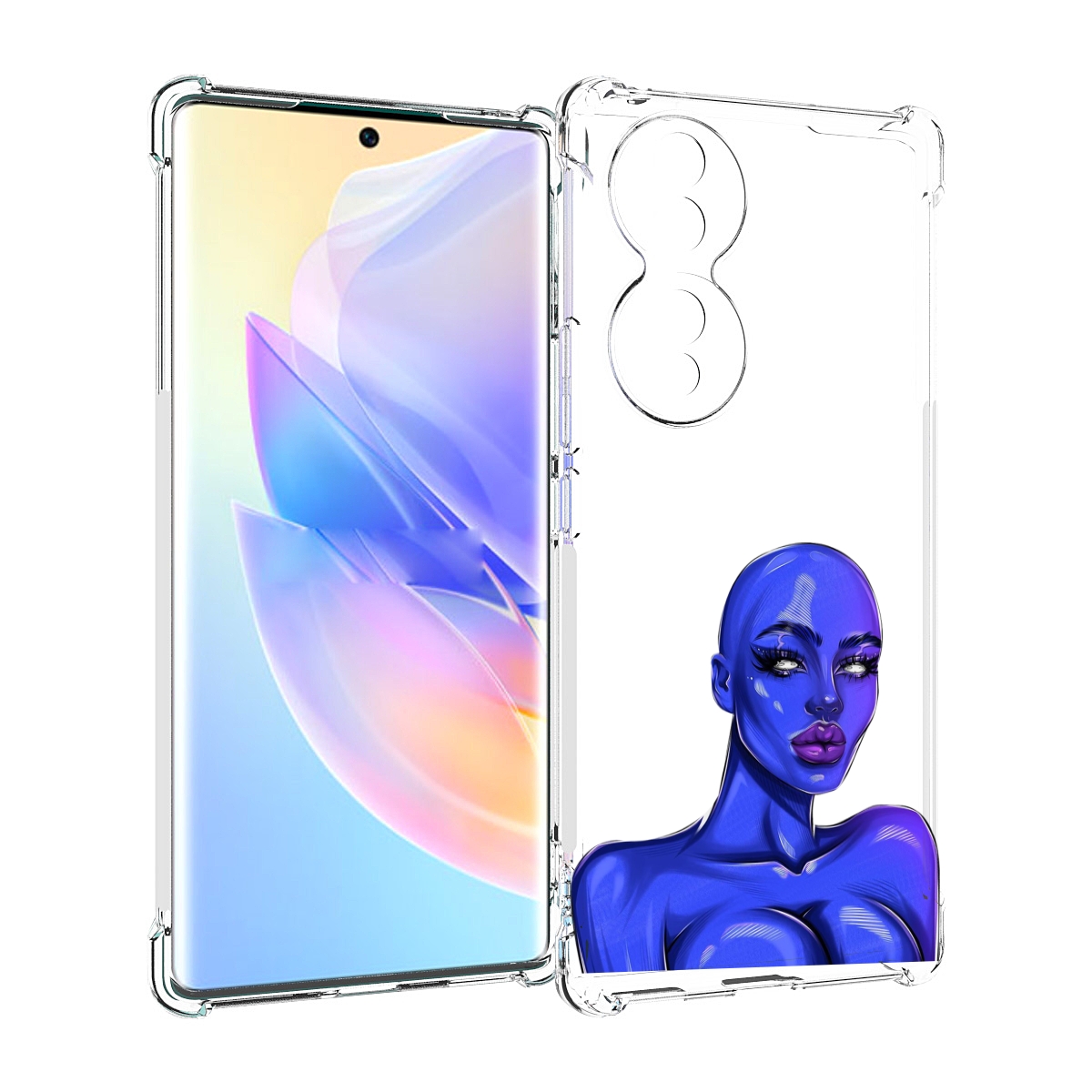 

Чехол MyPads инопланетянка для Honor 70, Прозрачный, Tocco