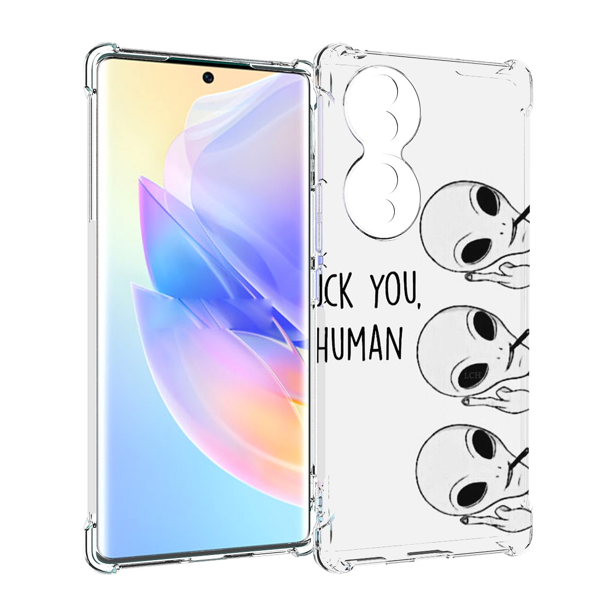 

Чехол MyPads инопланетяне для Honor 70, Прозрачный, Tocco