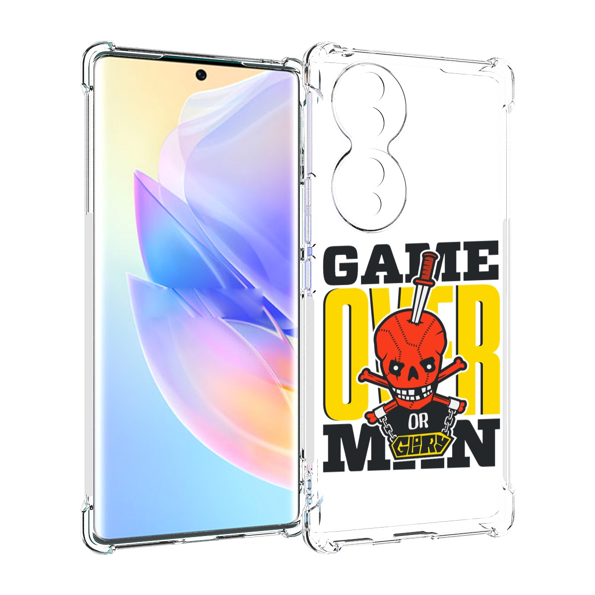 

Чехол MyPads игра-окончена-парень для Honor 70, Прозрачный, Tocco