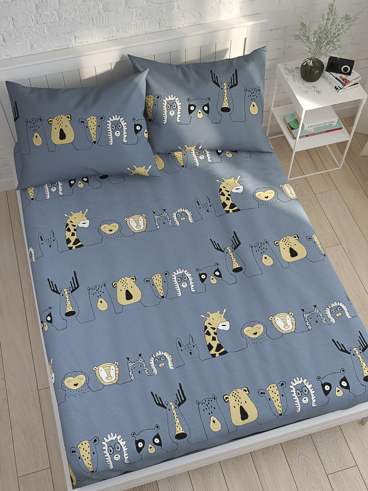 

Простынь на резинке Котики Котики Оттава 140х200 см