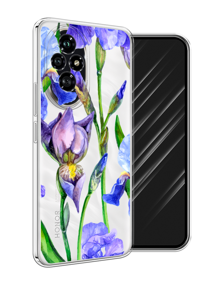 

Чехол Awog на Honor 200 "Синие ирисы", Фиолетовый;голубой;зеленый, 6124750-1