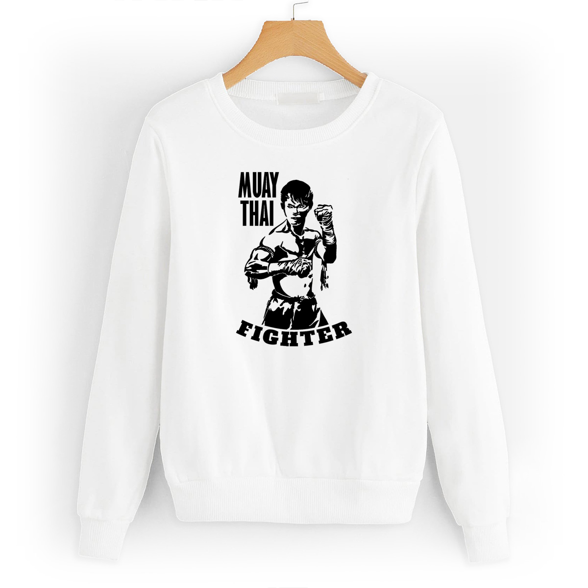

Свитшот белый CoolPodarok Muay thai fighter (Боец тайского бокса), W0113453