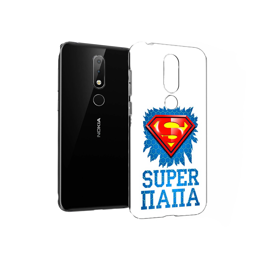 

Чехол MyPads Tocco для Nokia X6 Супер Папа (PT115295.99.165), Прозрачный, Tocco