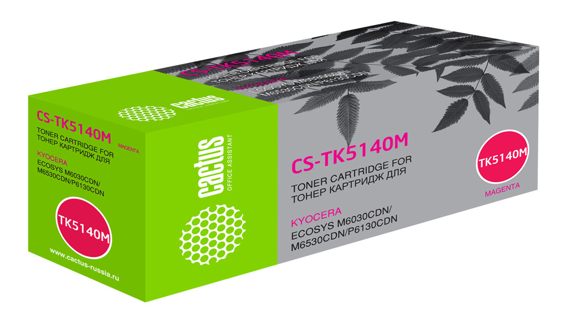 

Картридж CACTUS TK-5140 Magenta для принтера Kyocera, Пурпурный, TK-5140 Magenta