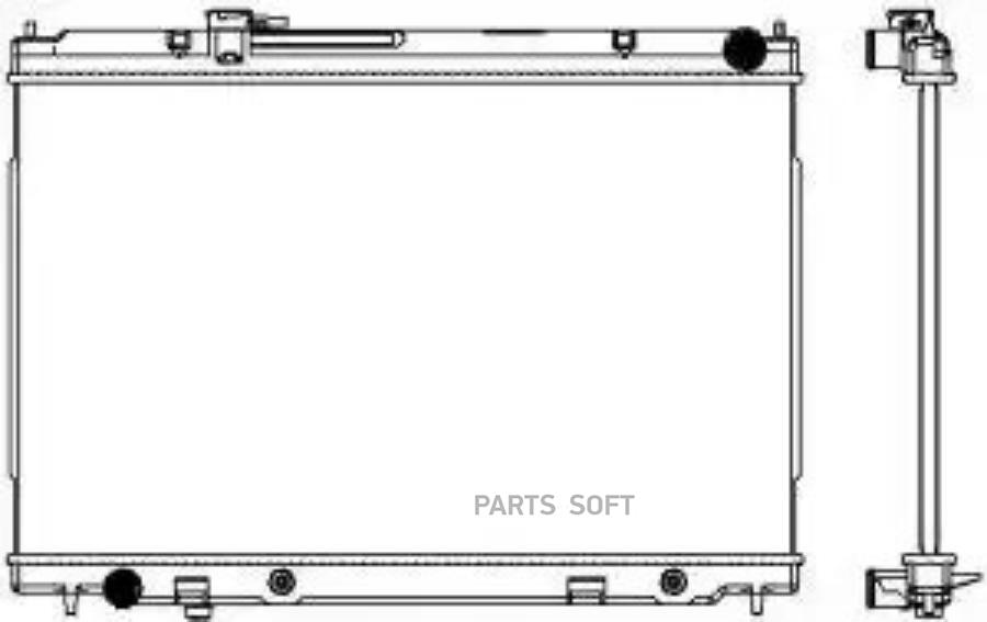 

Радиатор, 16 мм infiniti m35 06-08, nissan fuga 04-07 32511015