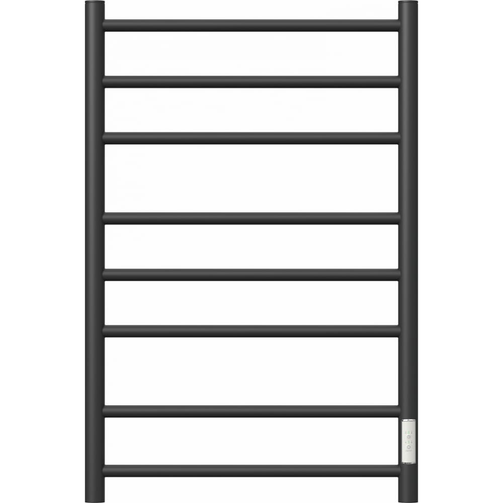 фото Point полотенцесушитель электрический п8 400x800 диммер справа, черный pn10848b
