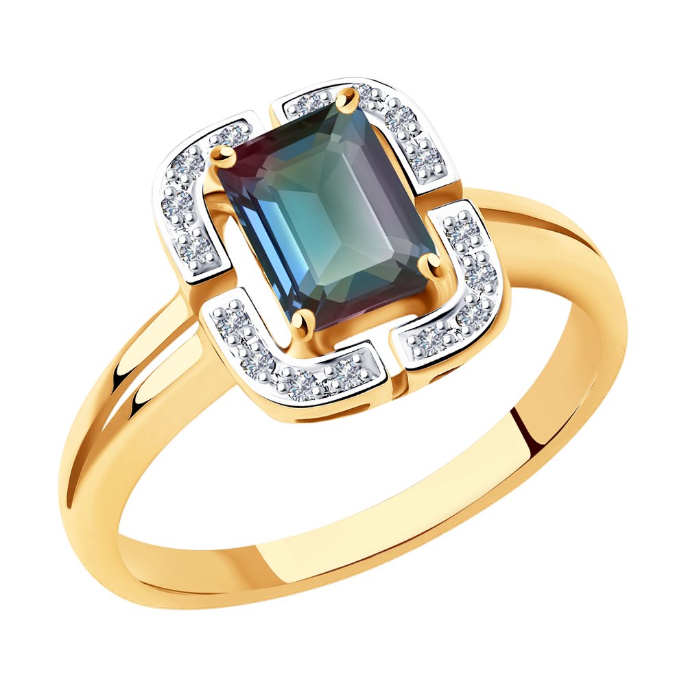 

Кольцо из красного золота с бриллиантом р. 16 SOKOLOV Diamonds 6014181, 6014181