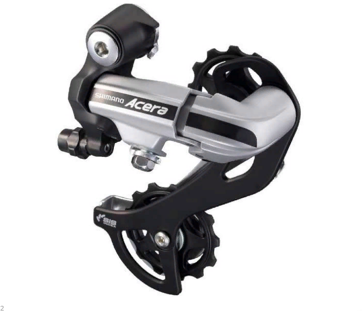 фото Переключатель задний shimano acera rd-m360, резьба, чёрный erdm360sgsl