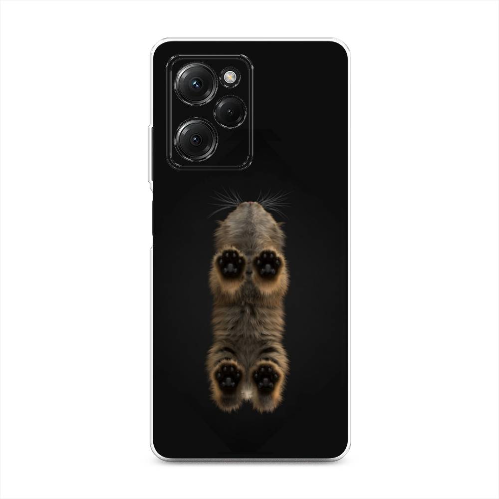 

Чехол Awog на Poco X5 Pro 5G "Кошачьи лапки", Черный, 318050-1