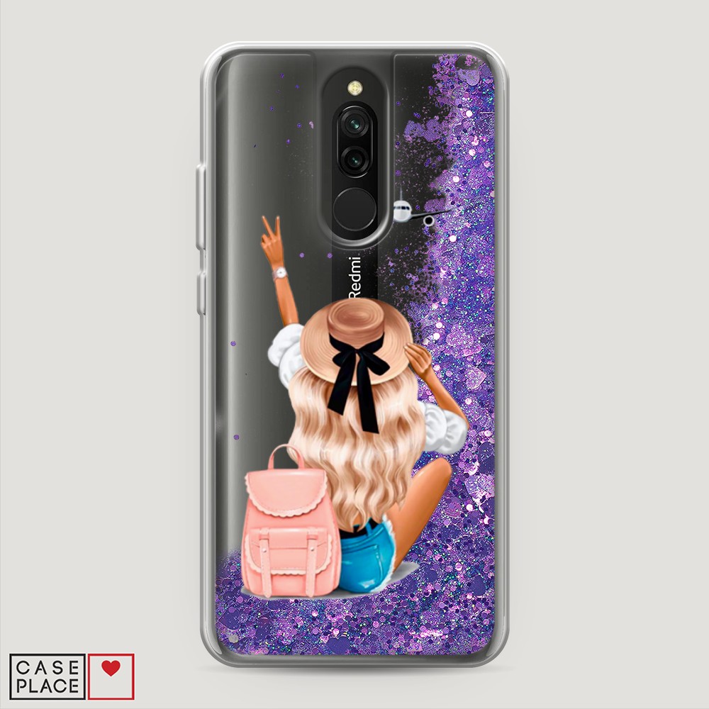 

Чехол Awog на Xiaomi Redmi 8 "Автостопом самолетом", Разноцветный, 37192-1
