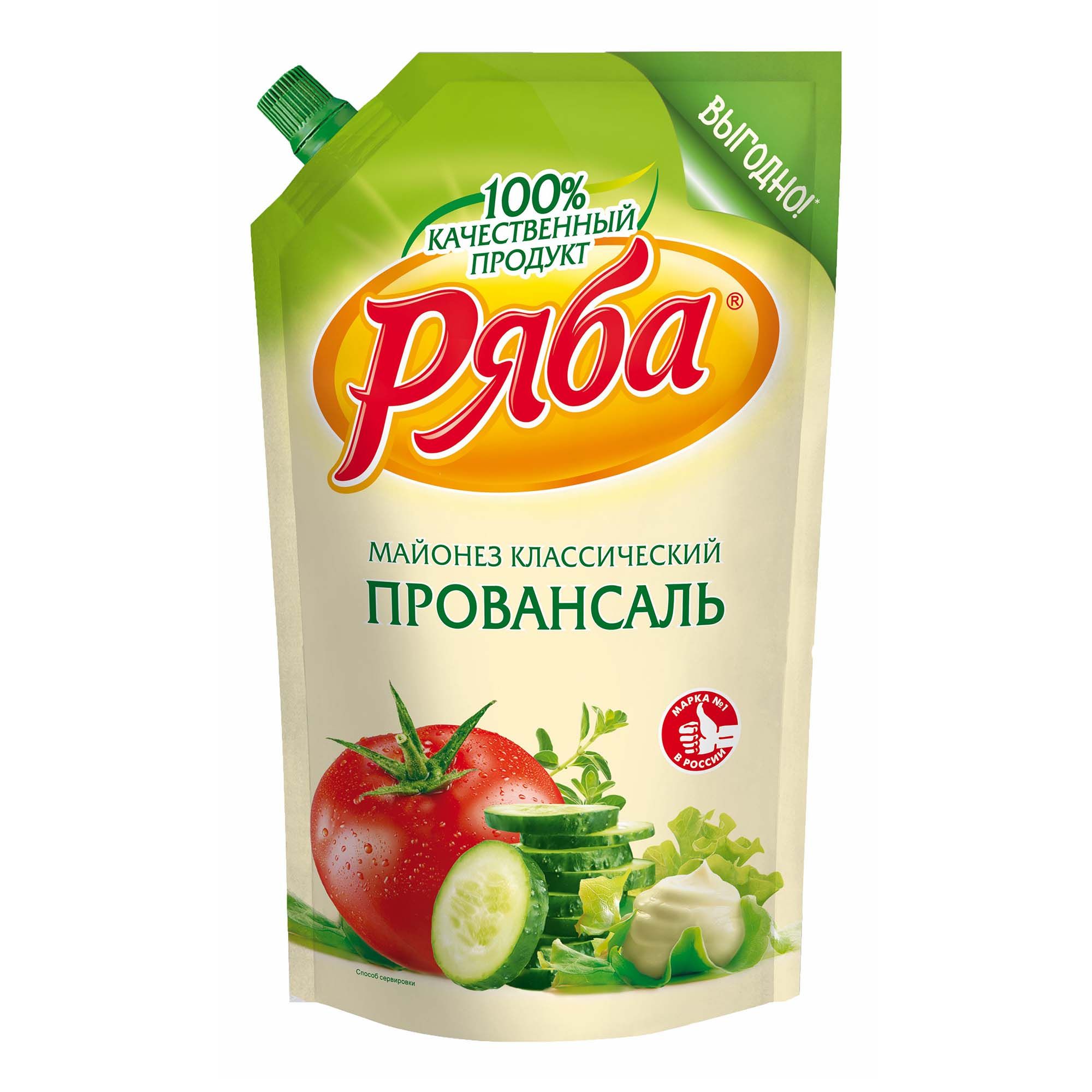 Майонез Ряба Провансаль 505 575 г 125₽