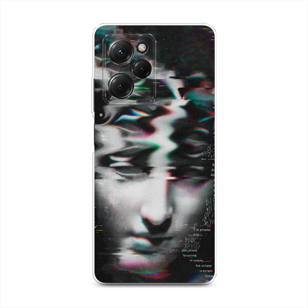 

Чехол Awog на Poco X5 Pro 5G "Glitch Art", Серый, 318050-9
