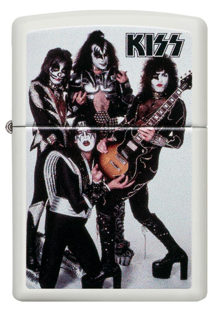 

Бензиновая зажигалка Zippo KISS White Matte, KISS