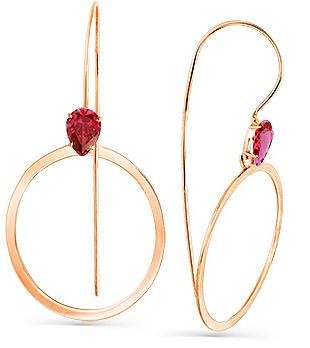 

Серьги женские из золота Magic Stones 02-2-680-1200-020, родолит, 02-2-680-1200-020