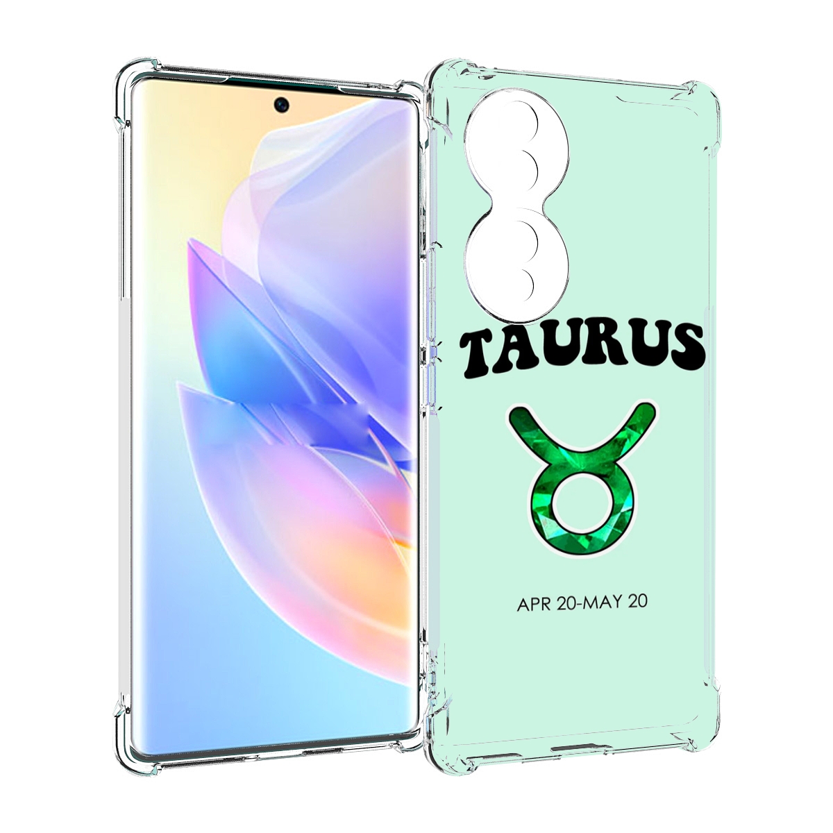 

Чехол MyPads знак-зодиака-телец-1 для Honor 70, Прозрачный, Tocco