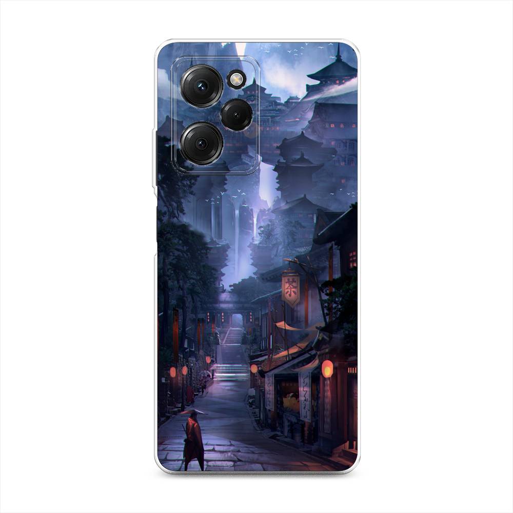 

Чехол Awog на Poco X5 Pro 5G "Одинокий самурай", Синий;черный;коричневый, 318050-10