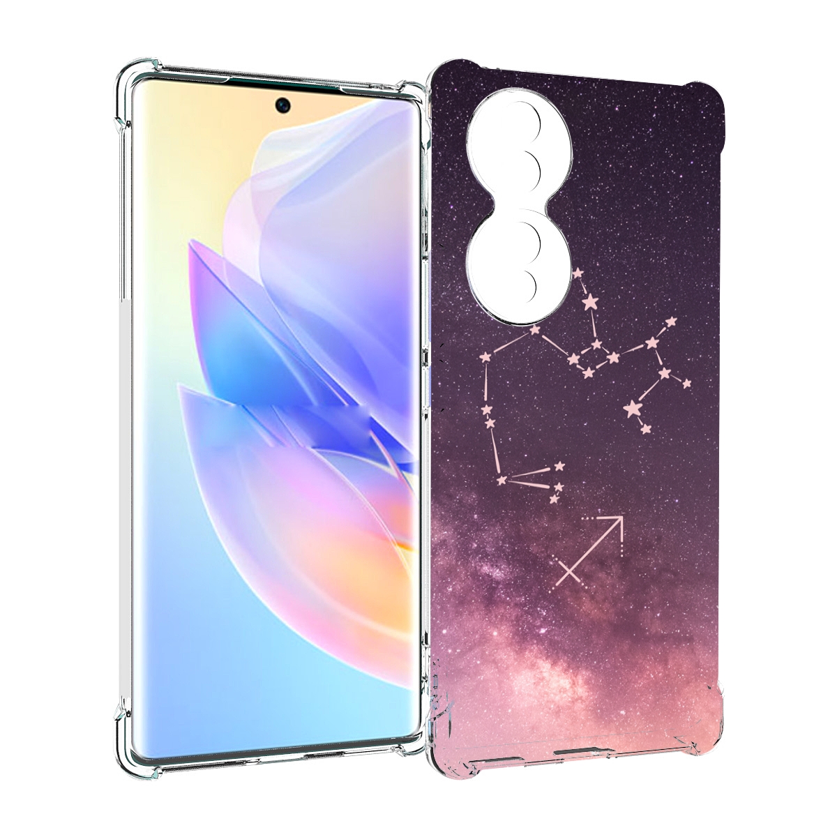 

Чехол MyPads знак-зодиака-стрелец-2 для Honor 70, Прозрачный, Tocco