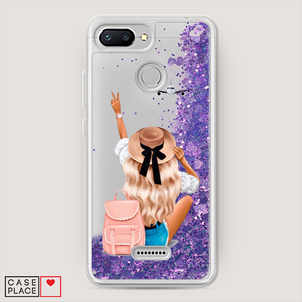 

Чехол Awog на Xiaomi Redmi 6 "Автостопом самолетом", Разноцветный, 33892-1