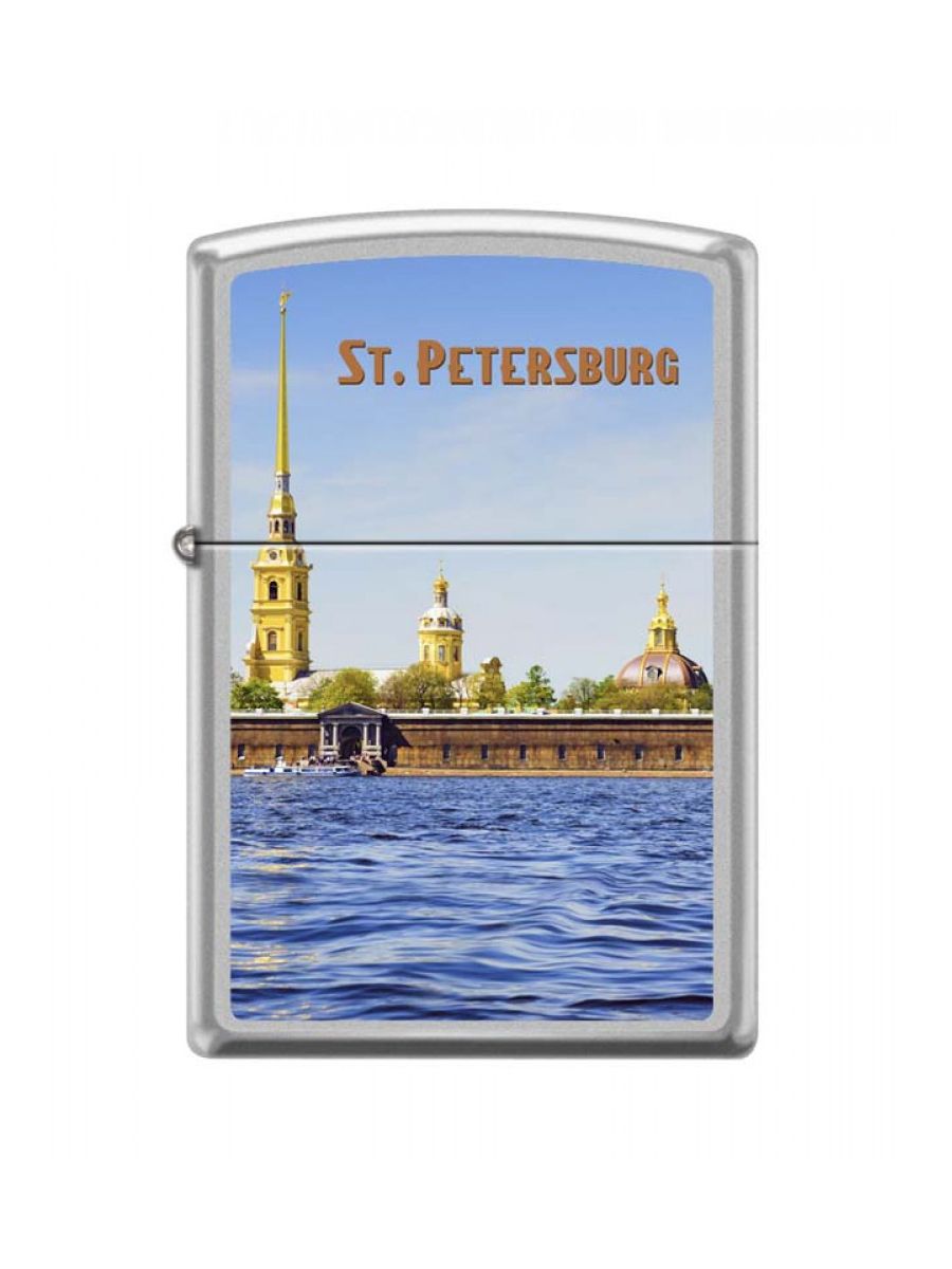 

Бензиновая зажигалка Zippo Peter Paul Fortress Satin Chrome, Peter Paul Fortress