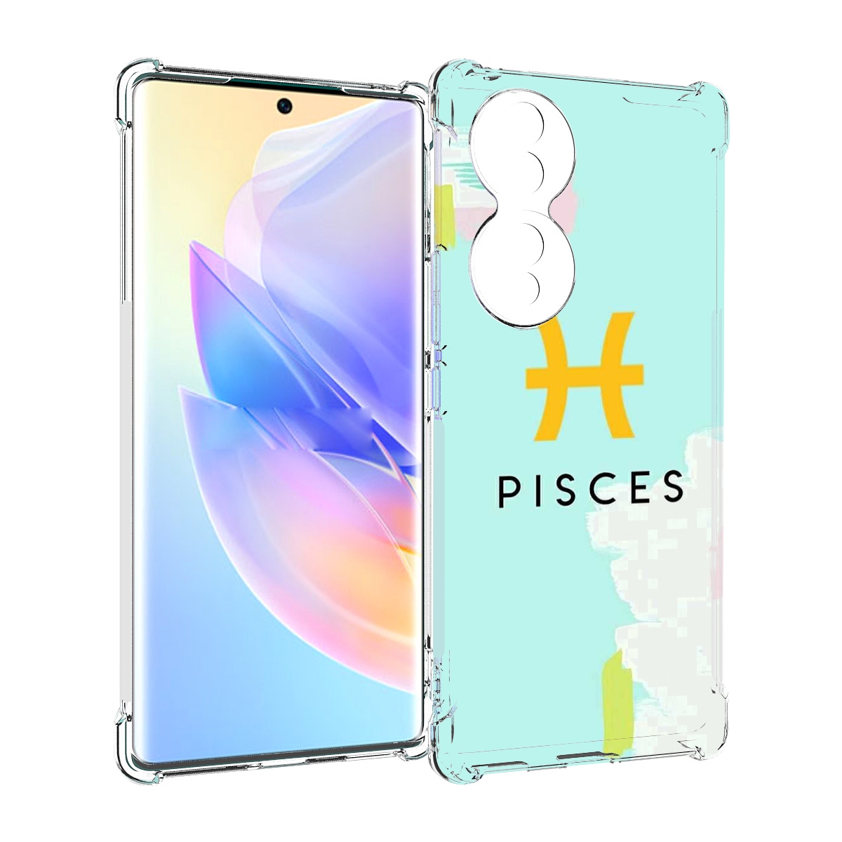 

Чехол MyPads знак-зодиака-рыбы-2 для Honor 70, Прозрачный, Tocco