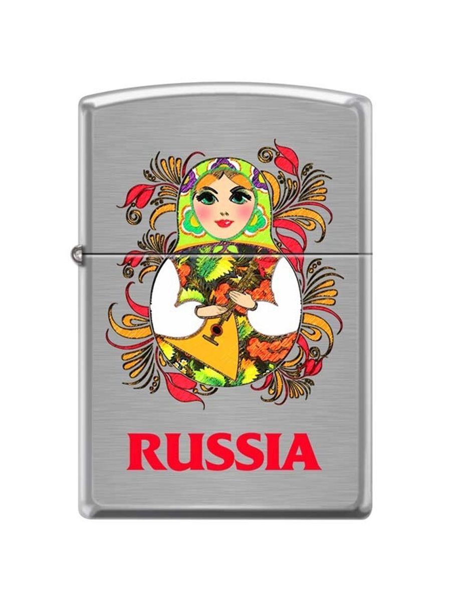 

Бензиновая зажигалка Zippo Matroshka Doll 2 Brushed Chrome, Matroshka Doll 2