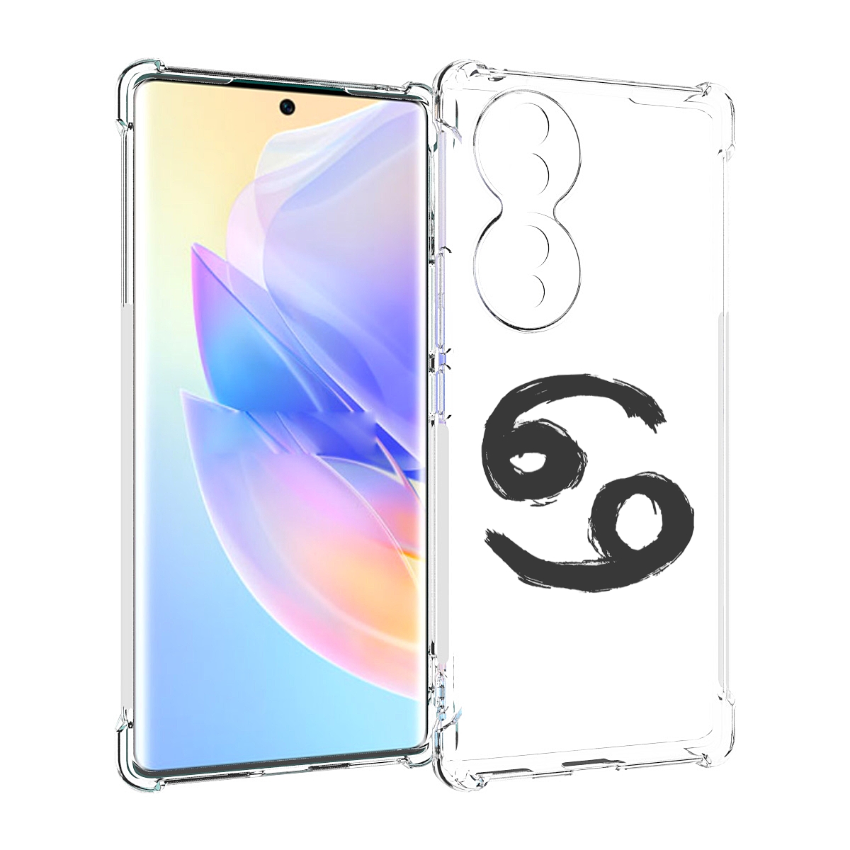 

Чехол MyPads знак-зодиака-рак-6 для Honor 70, Прозрачный, Tocco