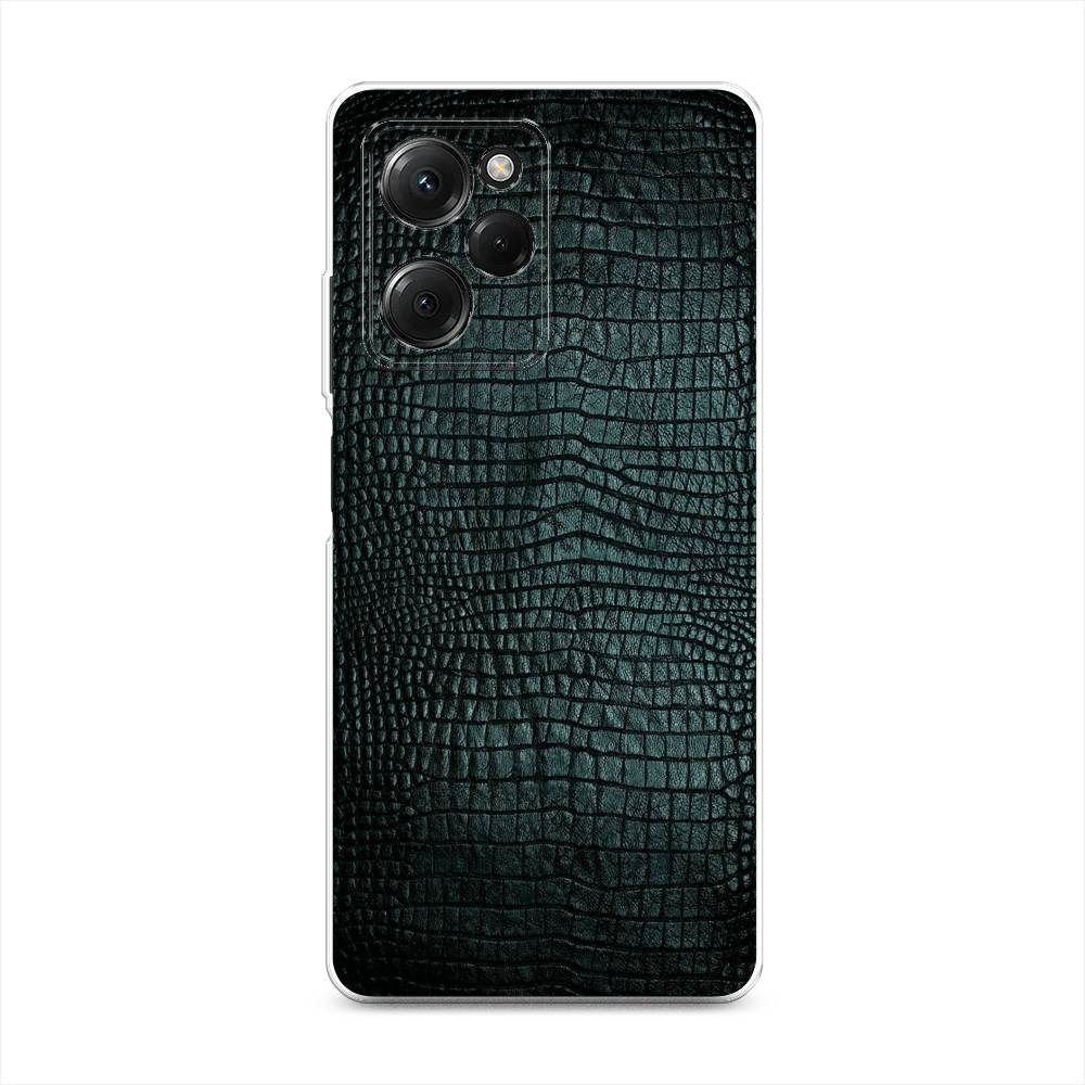 

Чехол Awog на Poco X5 Pro 5G "Черная змея", Черный;серый;голубой, 318050-3