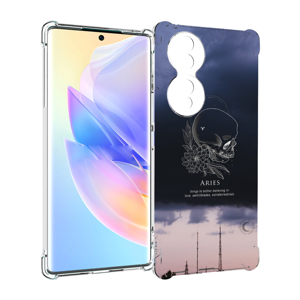 

Чехол MyPads знак-зодиака-овен-4 для Honor 70, Прозрачный, Tocco