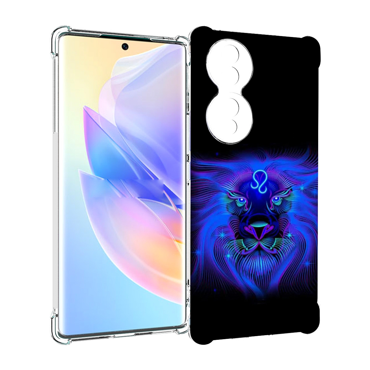 

Чехол MyPads знак-зодиака-лев-3 для Honor 70, Прозрачный, Tocco