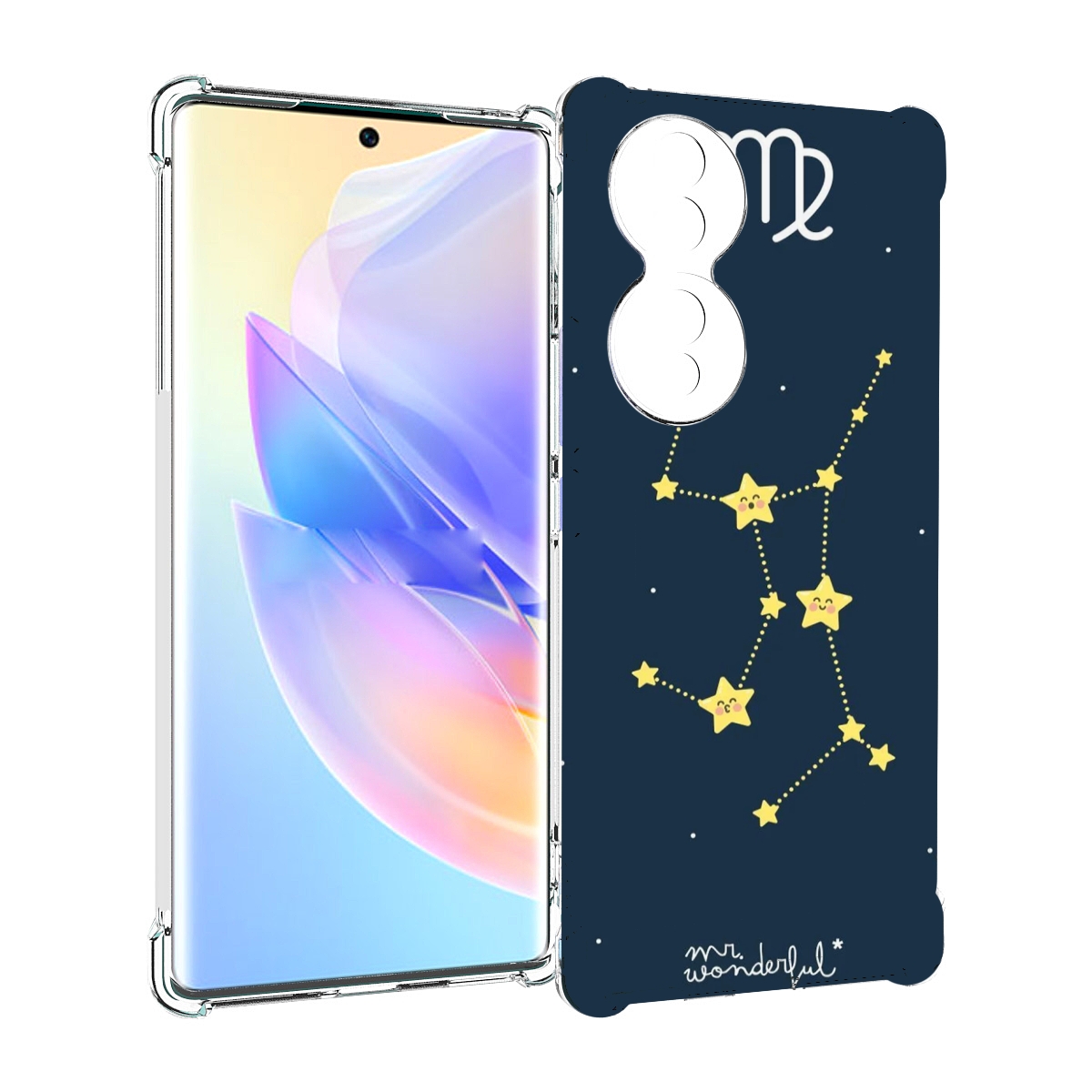 

Чехол MyPads знак-зодиака-дева-3 для Honor 70, Прозрачный, Tocco