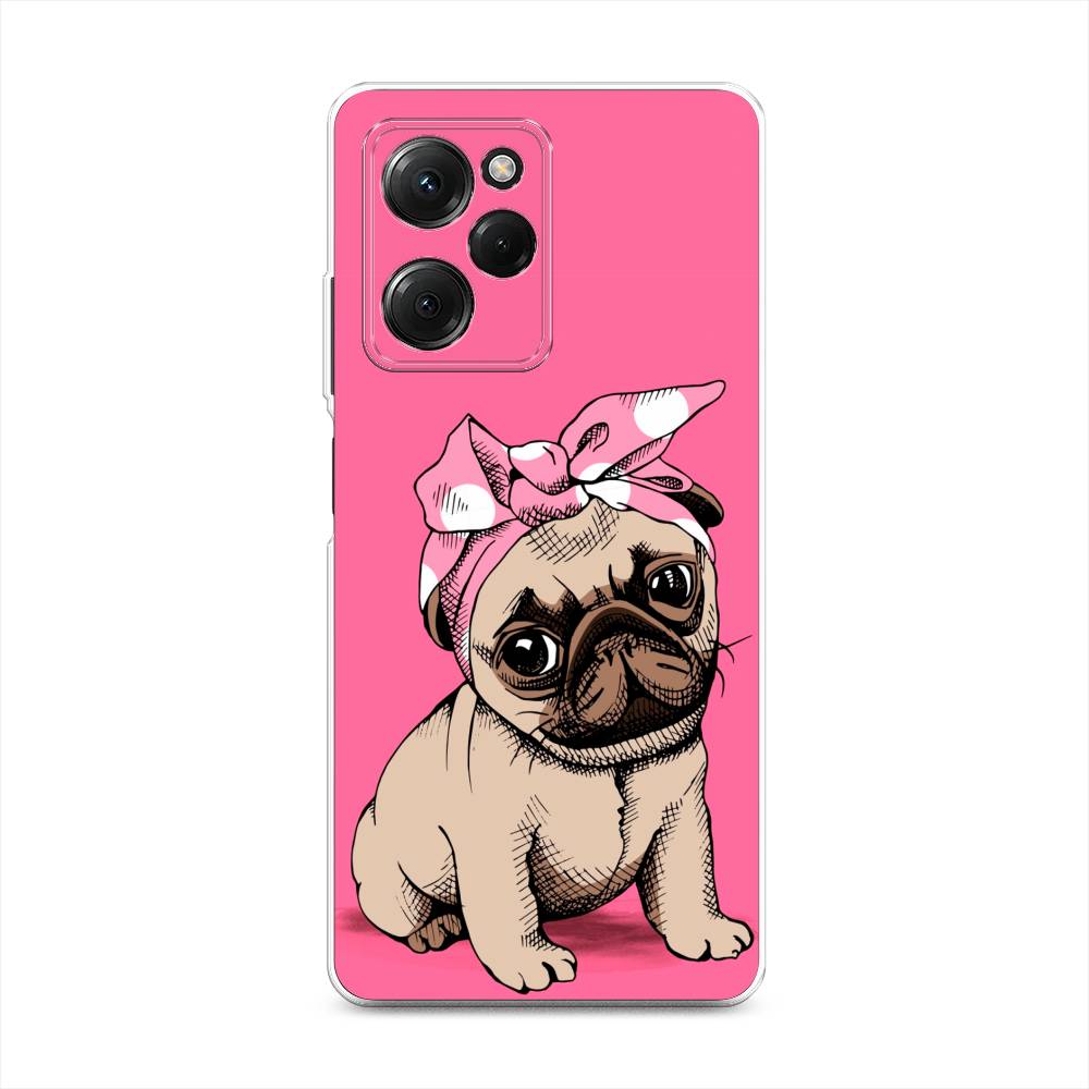 

Чехол Awog на Poco X5 Pro 5G "Dog Pin-Up", Розовый;бежевый, 318050-2