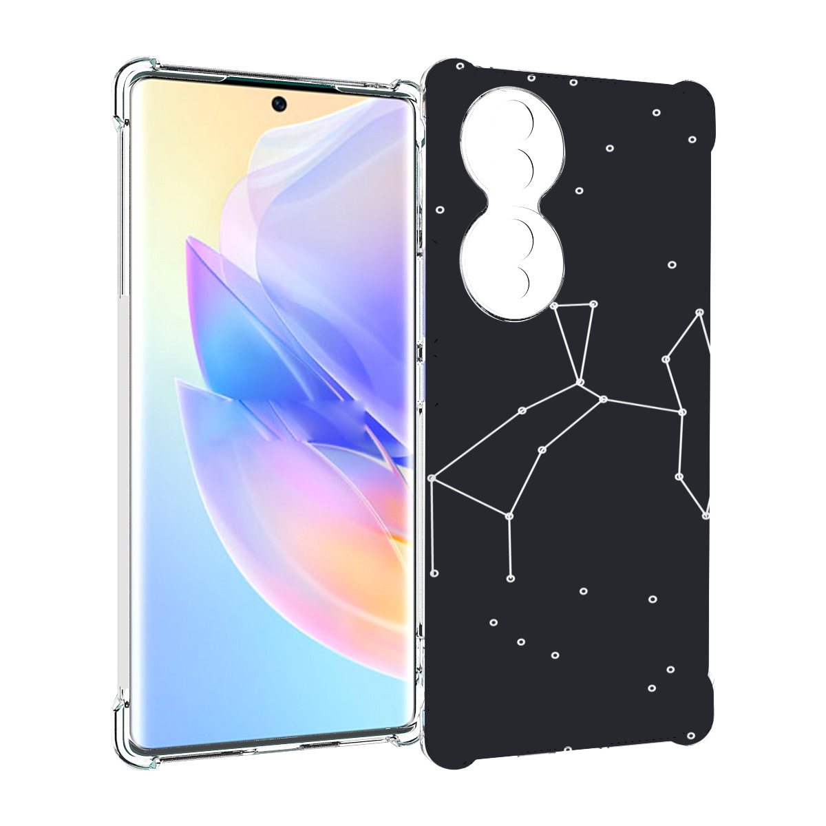

Чехол MyPads знак зодиака стрелец 6 для Honor 70, Прозрачный, Tocco