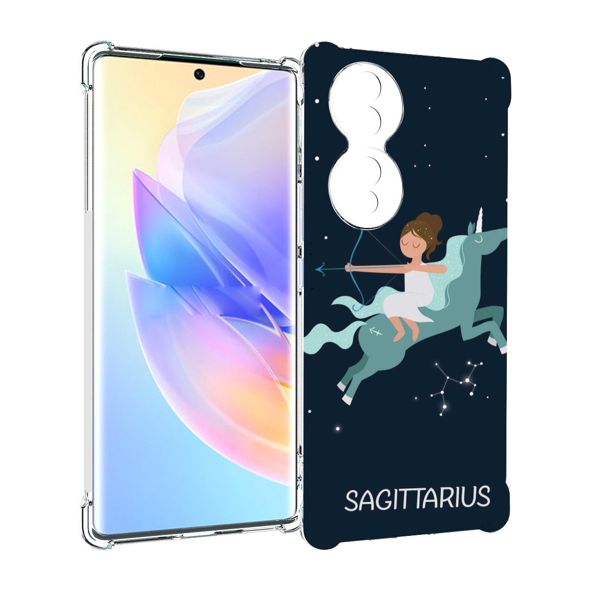 

Чехол MyPads знак зодиака стрелец 5 для Honor 70, Прозрачный, Tocco