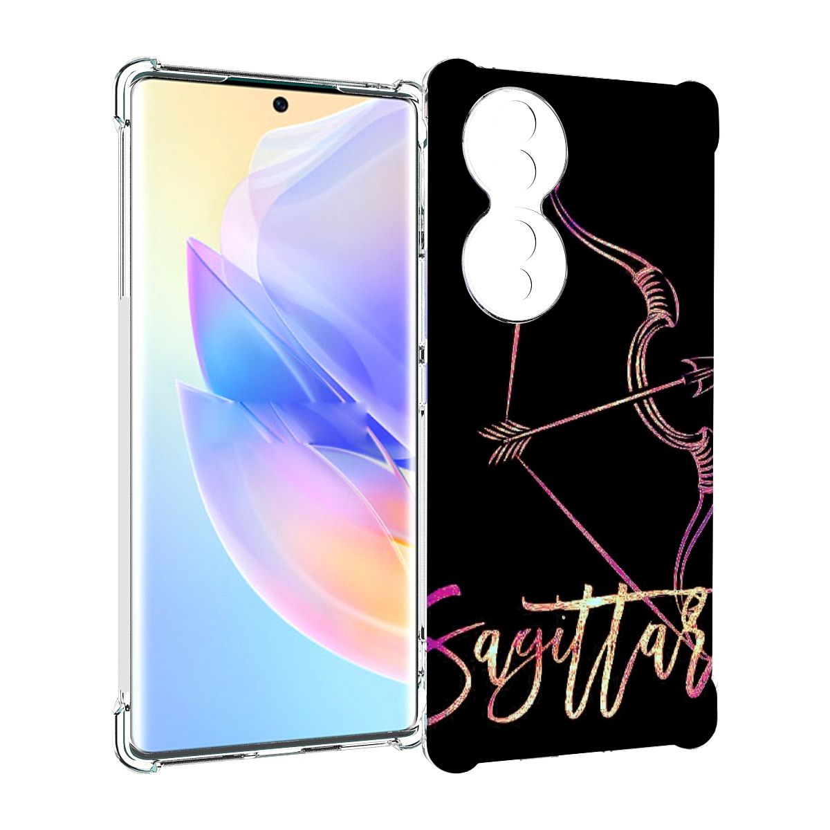 

Чехол MyPads знак зодиака стрелец 3 для Honor 70, Прозрачный, Tocco
