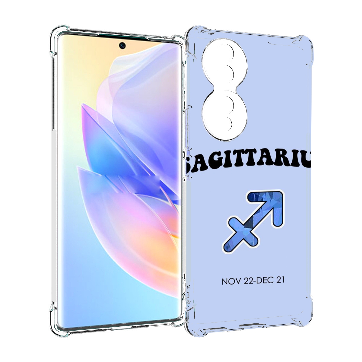 

Чехол MyPads знак зодиака стрелец 1 для Honor 70, Прозрачный, Tocco