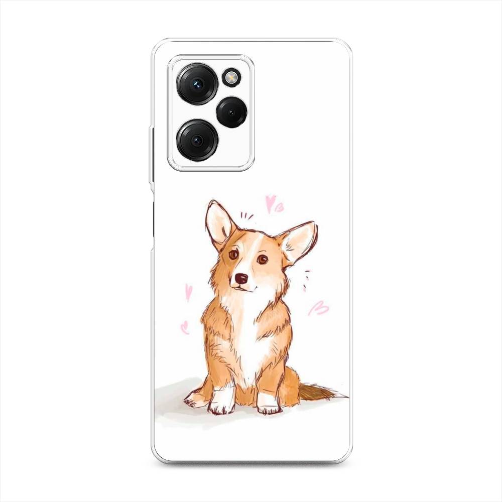 

Чехол Awog на Poco X5 Pro 5G "Корги любовь", Бежевый;белый, 318050-1